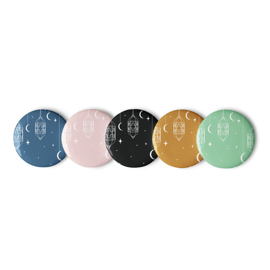 Ramadan Lanterns - Set of pin buttons